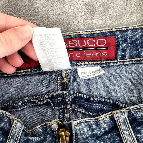 Vintage Parasuco Jeans Bootcut Low Rise Women's 32 Western Grunge Y2K - Picture 9 of 9